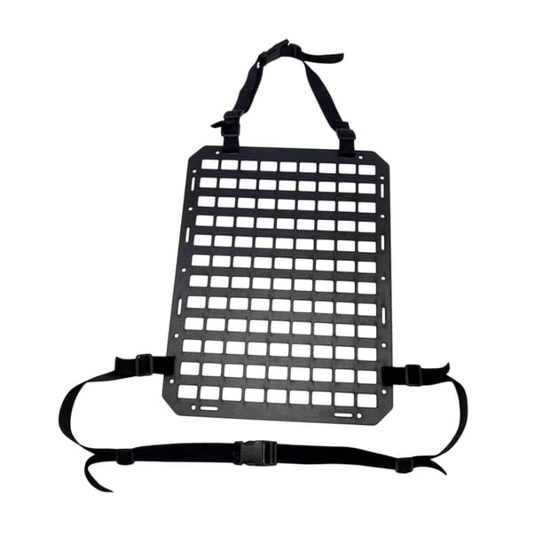 Organizador genérico para respaldo de asiento de coche, diseño de ranura, práctico panel Molle desmontable Sin accesorios