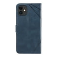 thumbnail image 2 of Designed for iPhone 11 Case Wallet, Men Women Flip Folio Cover with PU Leather Stand Credit Card Holders Slots Wrist Strap Magnetic Clasp Phone Case for iPhone 11, Blue, 2 of 12