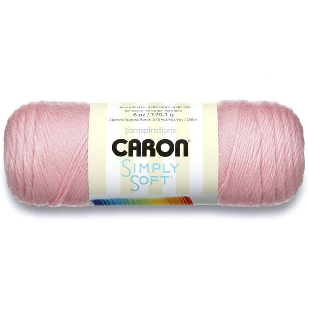 Caron Simply Soft Acrylic Pink Yarn, 1 Each