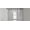 SILVER, variant on 1-PC Ruby SILVER Solid Sheer Panels Faux Silk with Grommets Window Curtain Treatment Panel See Thru size 55" Wide x 18" Long (Each)