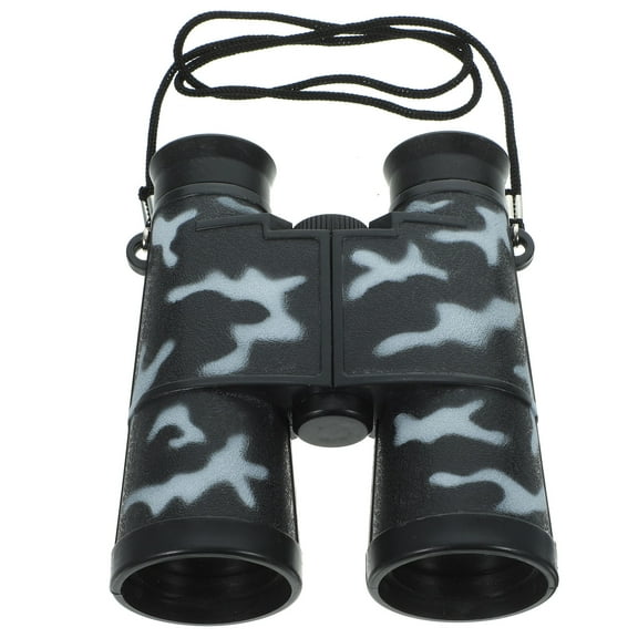 SEWCHICS 1Set Binocular Shape Toy For Kids Accessories Outdoor Exploration Toys Black Camouflage 5.9In X 4.5In X 2.0In