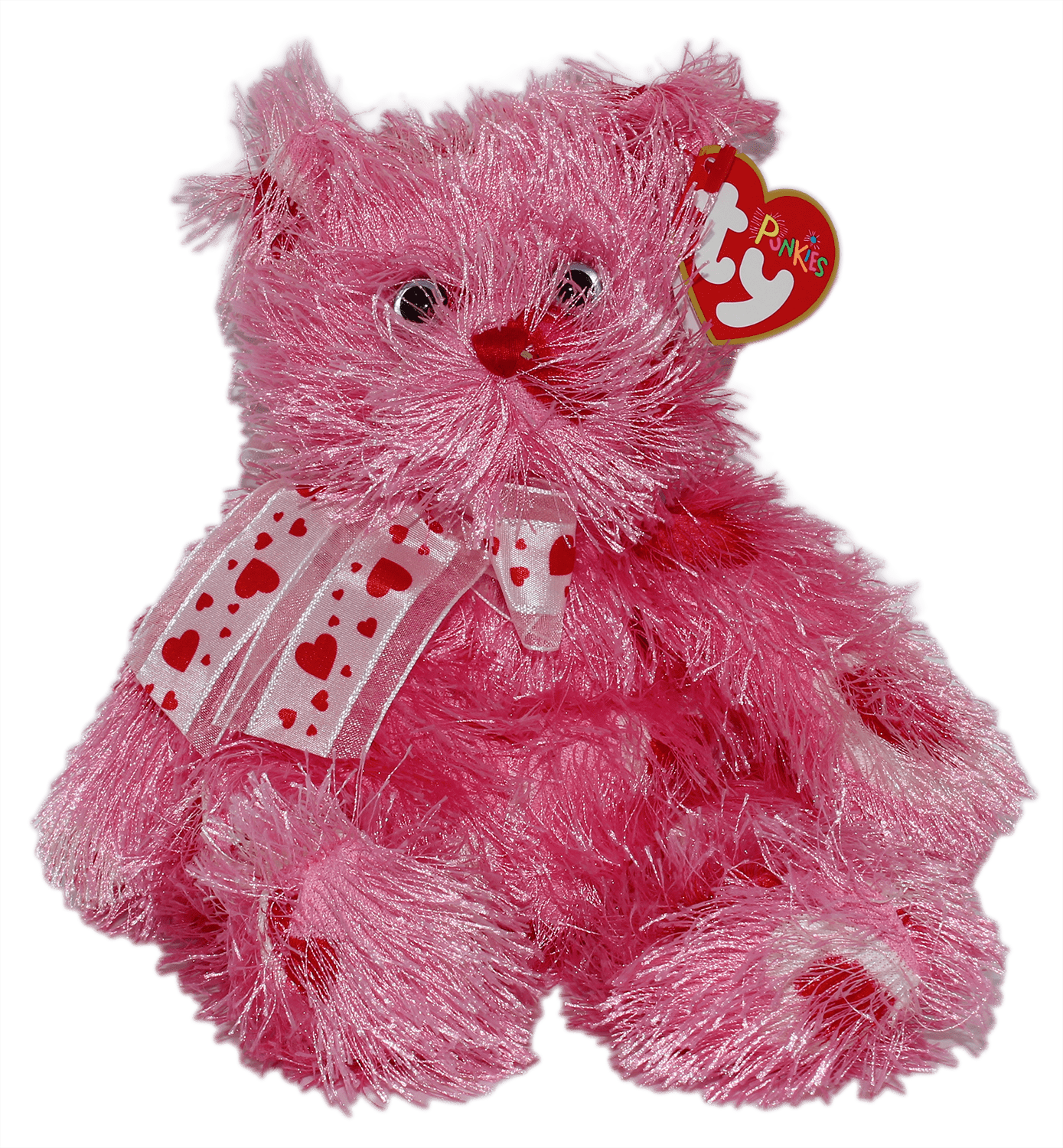 Ty Punkies Lil' Hugz the Pink Bear Stuffed Animal MWMT