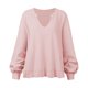 thumbnail image 1 of Sudadera De Mujer, Color Puro, Mano De Obra Fina, Jersey De Otoño, Abertura Lateral Para Oficina ANGGREK Otros, 1 of 6