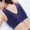 Blue, variant on Women Thin Ice Silk Bra Comfortable Plus Size Seamless Wireless Sports Bra With Removable Pads Lightweight Sports Bras for Women Push up Bra Work Out Bras Sports Bra Packs Woman Bras High Support