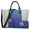 A-Royal Blue & Gray, variant on Dasein Women's Handbags Purses Large Tote Shoulder Bag top Handle Satchel Bag for Work