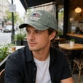 thumbnail image 4 of 250th Anniversary USA Hat, United States 250th Anniversary Baseball Cap, 1776-2026 Patriotic Printed Hat, US 250th Anniversary Cap for Independence Day, Adjustable One Size, Army Green, 4 of 7