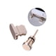 thumbnail image 2 of Matsuzay Puerto de carga de metal 3.5mm Auricular Jack Reemplazo de tapón antipolvo USB para XS 8 7 7 6 6S Plus Mini Tapón antipolvo Cables de audio/vídeo oro, 2 of 6