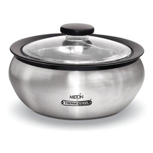 High Quality Hot Pot Food Warmer Serving Pan Dish Round Insulated Casserole1.5L 