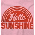thumbnail image 2 of Hello Sunshine Positive Vibes Beachy Women's Graphic T Shirt Tees Brisco Brands M, 2 of 6