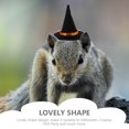 thumbnail image 4 of juego de gorro y bufanda para mascota, pajarita, sombrero de bruja de lagarto, decoración para fiesta de Halloween, ropa para hámster, accesorios., 4 of 6