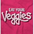 thumbnail image 2 of Eat Veggies Fun Message Vegetarian Hoodie Sweatshirt Women Men Brisco Brands L, 2 of 6