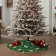thumbnail image 4 of Sikiie green Christmas Element Christmas Tree Skirt, Christmas Tree Decorations, Christmas Decor, Tree Mat Decoration(30-48IN)-36", 4 of 6