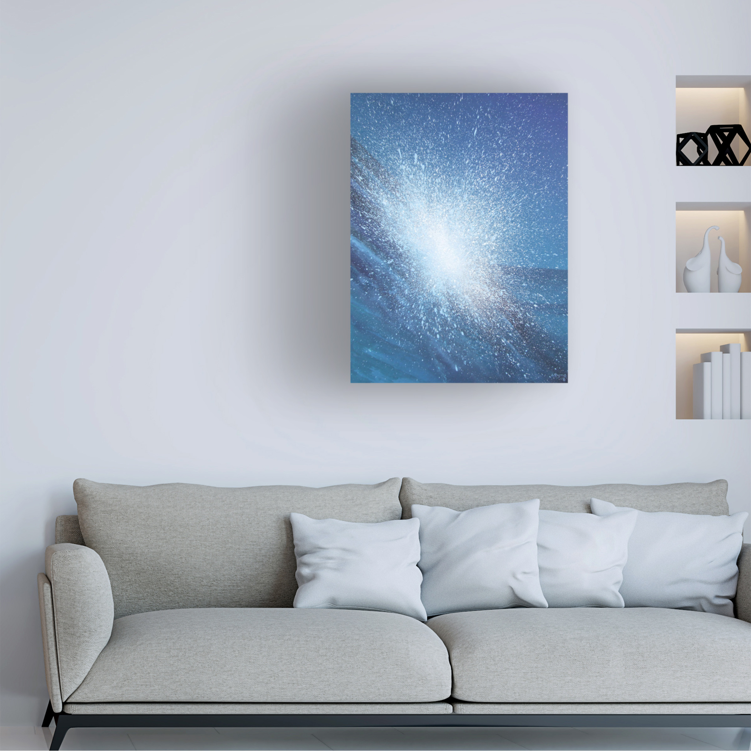 Trademark Fine Art "Sea Picture VI, 2008" Canvas Art by Alan Byrne