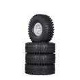 thumbnail image 1 of Yeacher 4PCS 1.9in Crawler RC Rubber Tires with Metal Rim for 1/10 RC Rock Crawler, 1 of 8