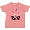 thumbnail image 3 of Inktastic My Mimi Loves Me Flamingo Girls Toddler T-Shirt, 3 of 5