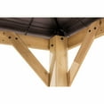 thumbnail image 5 of Sunjoy Cedar Framed Gazebo with Steel and Polycarbonate Hip Roof Hardtop - 11 x 11 ft. - Brown, 5 of 10