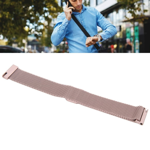 Stainless Steel Watch Band, 18mm Universal  Bands, Metal Mesh  Replacement Strap For  Zenwatch 2 1.45in For  Sport 41mm For Withings Activite Pop