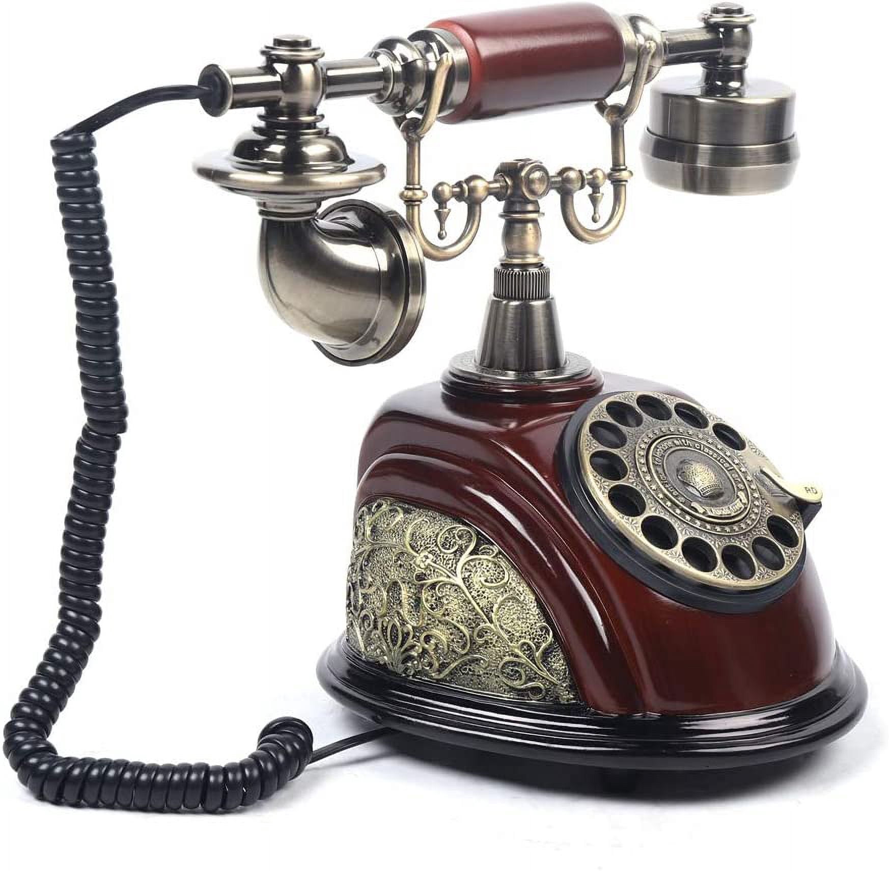 VINTAGE ANTIQUE PHONE Old Fashioned Corded Landline Phone Office House - View #10