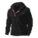 thumbnail image 1 of Ceisia Men's Regular-Fit Stand-Collar Half-Placket Cable-Knit Color-Blocked Sweatshirt Gift, 1 of 9