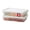 White, variant on SIGNORA WARE Deli Meat Containers with Lids Set of 2 Airtight Stackable White