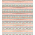 thumbnail image 3 of Ambesonne Ethnic Duvet Cover Sets, Dotwork Tribal, 2-King, Peach Multicolor, 3 of 7