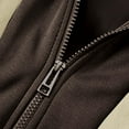 thumbnail image 3 of Mens Puffer Jacket Thickened Winter Coat Waterproof Warm Hooded Parka Lightweight Insulated Snow Padded Down, 3 of 5