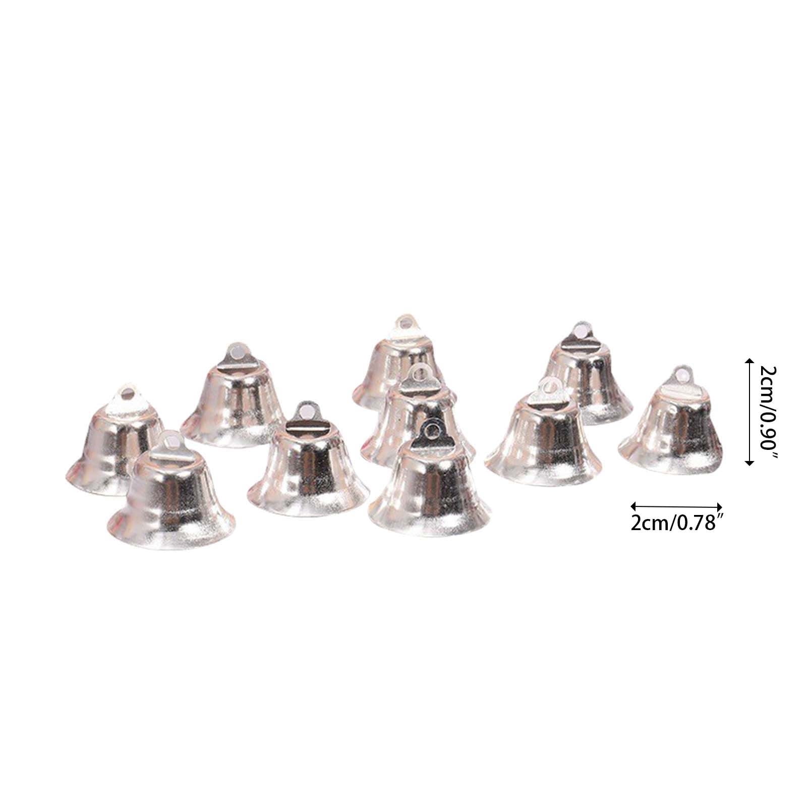 Ciieeo - 20 Mini Clochettes Décoratives En Alliage Pour Sapin De Noël - Ornées, 1.5x0.9 Cm - Pour Décorations De Fête - 11