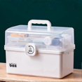 thumbnail image 3 of Medicine Box Organizer Storage,family First Aid Box - Family First Aid Box With Handle, Medicine Box Organizer For Home And Office, 3 of 4