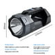 thumbnail image 4 of Linterna solar portátil, linterna de camping recargable con luz ajustable de 360°, linterna de emergencia con carga USB para exteriores, luz de mano impermeable para camping y senderismo, luz LED de, 4 of 9