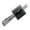 Silver, variant on Justice League Movie Batman Logo Square Tie Bar Clip Clasp Tack- Silver or Gold