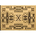 thumbnail image 1 of Ahgly Company Indoor Rectangle Southwestern Brown Country Area Rugs, 2' x 3', 1 of 4
