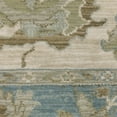 thumbnail image 3 of Oriental Weavers Maeve Area Rug - MAE10 - 3'3" x 5' - in Beige/ Teal - Vintage Inspired, Stain Resistant, Family and Pet Friendly , Entrway, Bedroom Rug, 3 of 5