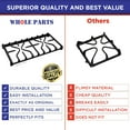 thumbnail image 6 of Whole Parts Range Side Burner Grate Part# WB31X27151 - Replacement & Compatible with Some GE and Hotpoint Ranges, 6 of 6