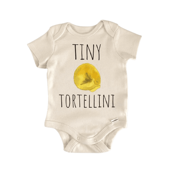 Italian Pasta Tortellini Newborn Baby Bodysuit