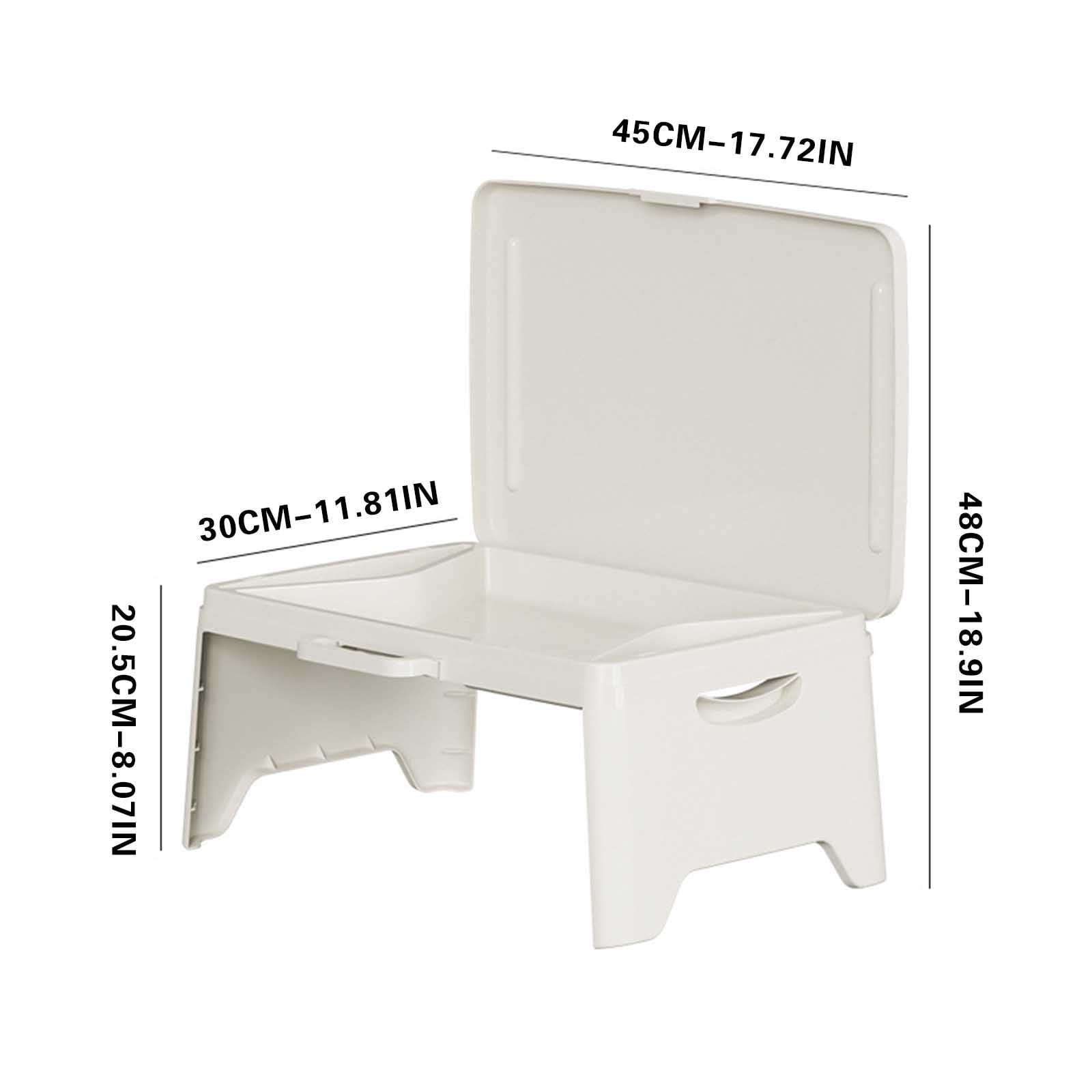 SouMaox Portable Folding Desk, Space Saving Design Versatile Laptop Stand Computer Surface Work Station for Dormitory Apartment Use