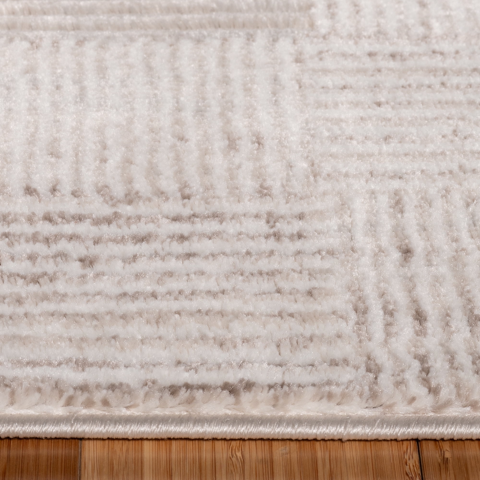 Gertmenian Bloom Lyla Modern Checkered Beige Area Rug, 6x9