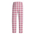 thumbnail image 6 of Garbnen Men's Plaid Pajama Pants Color Block Straight Leg Sleeping Pants for Men Drawstring Spring Summer Lounge Pants Men with Pocket, 6 of 6