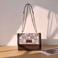 thumbnail image 5 of Wrangler Purses for Women Floral Tooled Crossbody Bag Flap Purse with Chain Strap, Coffee, 5 of 7
