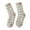 Khaki, variant on Womens Soft Fuzzy Stripes Winter Warm Cozzy Microfiber Crew Home Socks Crew Socks