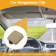 thumbnail image 2 of Clip para gafas de sol en el parasol del coche Unique Bargains, soporte magnético de cuero beige 1 Pc, 2 of 7