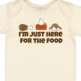 thumbnail image 4 of Inktastic I'm Just Here for the Food Boys or Girls Baby Bodysuit, 4 of 5