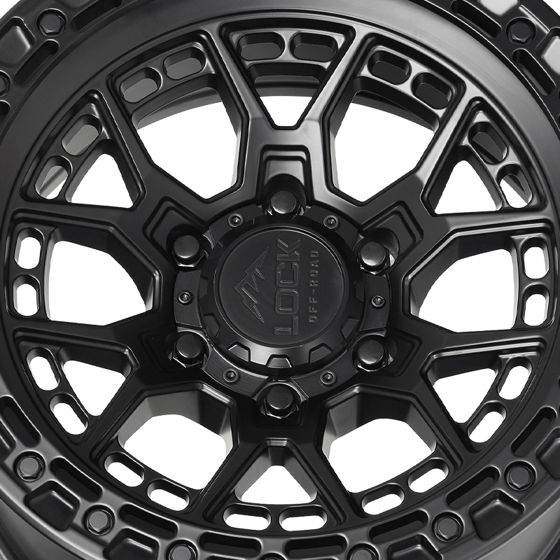 Lock Off-Road Commando Matte Black with Gloss Black Ring 10-20