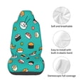 thumbnail image 4 of Goofa Sushi Pattern Elastic Car Seat Cover - Stretchable Auto Seat Protector, Easy to Install and Clean for Cars, SUVs, Trucks, and Vans, 4 of 5