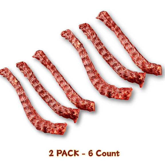 TenderTouch Beef Knee Cap Dog Bones, All-Natural Dog Chews, 6 Count