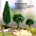 thumbnail image 4 of Matsuzay Paisaje Paisaje Árboles Micro Ferrocarril Plástico Disposición de plástico Decoraciones Juguetes Type3 NO3, 4 of 6
