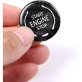 thumbnail image 4 of TINKI Real Carbon Fiber Engine Start Stop Push Start Button Cover Fit for Chevrolet Corvette C8 2020 2021, Trailblazer 2019, Car Push Start Button Cover Trim Accessories, 4 of 12