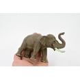 thumbnail image 3 of Elephant, Asian Bull, Museum Quality, Rubber Animal, Hand Painted, Realistic Toy Figure, Model, Replica, Kids, Educational, Gift, 7" CH469 BB152, 3 of 10