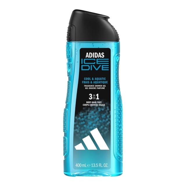 Gel de ducha Adidas Ice Dive 3en1 para Hombre 400ml