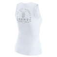 thumbnail image 3 of Women's WEAR by Erin Andrews White San Francisco Giants Rib-Knit Henley Tank Top, 3 of 5
