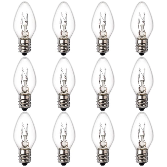 Bombillas de sal Alphines, 15 W, base E12, paquete de 12 unidades, regulables